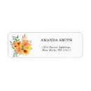 Search for lily return address labels Elegant