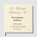 Search for in loving memory guest books Funeral keepsake