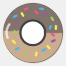 Search for donut stickers Chocolate