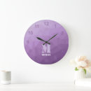 Search for purple clocks Lavender