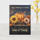 Search for sister thanksgiving cards Autumn