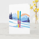 Search for skier christmas cards Skis