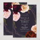 Search for purple and rose gold wedding invitations Flowers