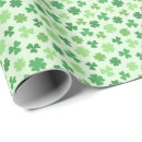 Search for clover gift wrap Patricks