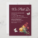 Search for renewal vows invitations Floral