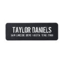 Search for chalkboard graduation return address labels Rustic