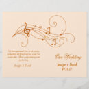 Search for music wedding programmes Musical notes