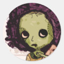 Search for zombie girl stickers Cartoon