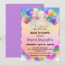 Search for pink bunny baby shower invitations Flowers