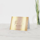 Search for artistic wedding thank you cards Gold