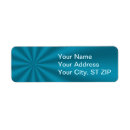 Search for teal green return address labels Turquoise