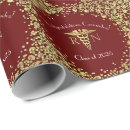 Search for maroon and gold wrapping paper Graduation