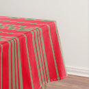 Search for gold and red christmas tablecloths Geometric
