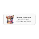 Search for chihuahua return address labels Cute
