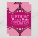 Search for girlfriend birthday invitations Pink