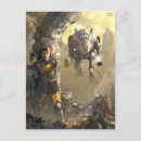 Search for fantasy character postcards Robot