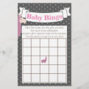 Search for girl flyers Baby shower bingo