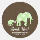 Search for green elephant stickers Jungle