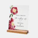 Search for wood welcome wedding signs Floral