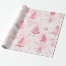 Search for pine tree christmas wrapping paper Pink