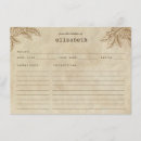 Search for 4x6 recipe cards Rustic