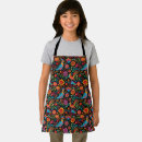 Search for black and orange aprons For kids