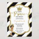 Search for little prince baby shower invitations Black