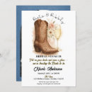 Search for western boots bridal shower invitations Floral