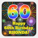 Search for happy 60th birthday party stickers 60 years old
