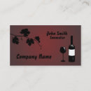 Search for grape vine business cards Wine