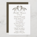 Search for equestrian bridal shower invitations Horse