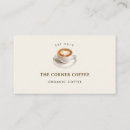 Search for cappuccino business cards Cafe
