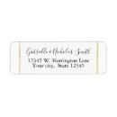Search for glitzy return address labels Gold