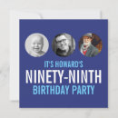 Search for 99th birthday invitations White