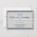Search for damask rehearsal dinner invitations Gold
