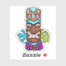 Search for tribal mask stickers Polynesian