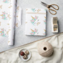 Search for unicorn wrapping paper Pastel