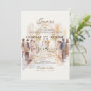 Search for bride and groom silhouette wedding invitations Elegant