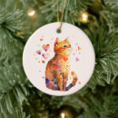 Search for tabby christmas tree decorations Feline