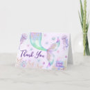 Search for little mermaid thank you cards Under the sea