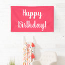 Search for pink banners White