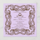 Search for lilac princess baby shower invitations Elegant