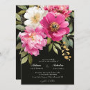 Search for pink peony wedding invitations Floral
