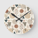 Search for boho clocks Botanical