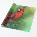 Search for cardinals wrapping paper Watercolor