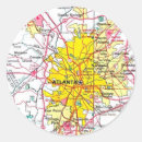 Search for atlanta map stickers Georgia