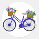 Search for blue bicycle stickers White