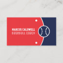 Search for softball business cards Professional