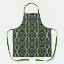 Search for purple flower pattern aprons For her