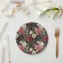 Search for elegant christmas paper plates Botanical